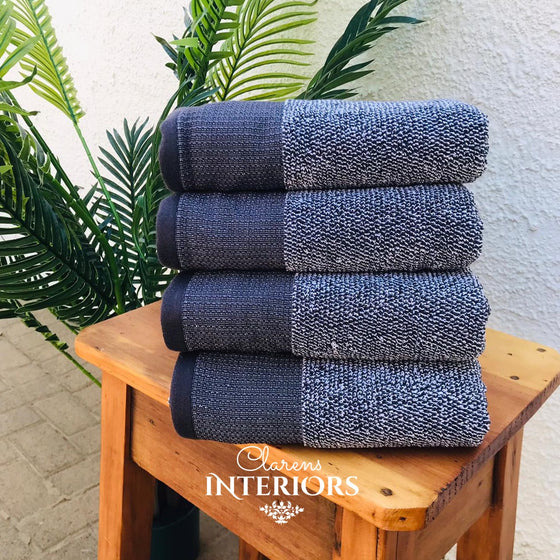 Plush Charcoal Towel Collection