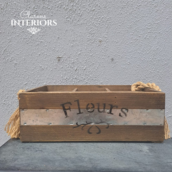 Fleurs Box with handles