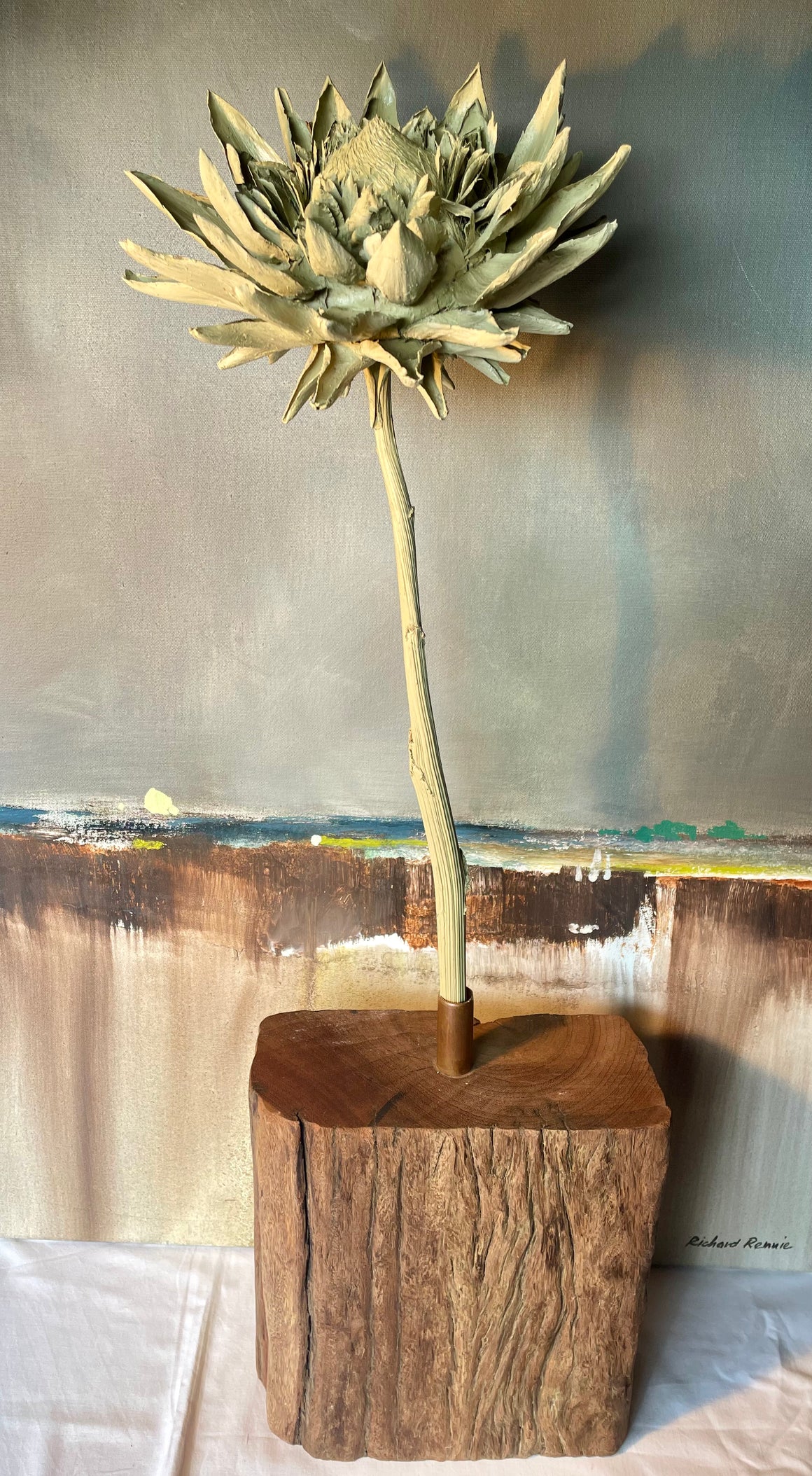 Forever Joy — Artichoke Sculpture, Quiet Awakening