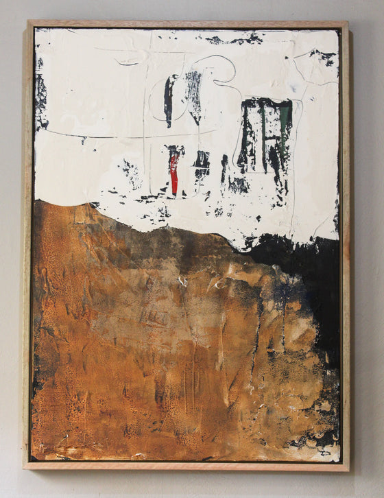 In this piece, I explore the dynamic tension between light and dark, abstraction and form - a sense of stability and rawness. This work invites the viewer to engage with the contrasts - whether in the natural world or within themselves asking how opposites coexist and inform one another.