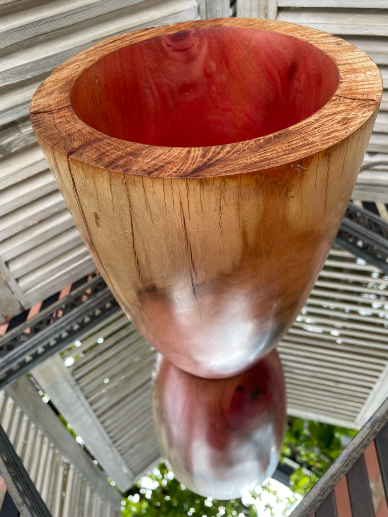 Natural Edge - Rooi Ivoor Vaas