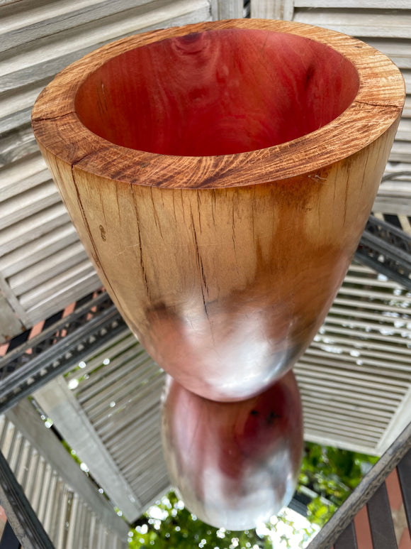 Natural Edge - Rooi Ivoor Vaas