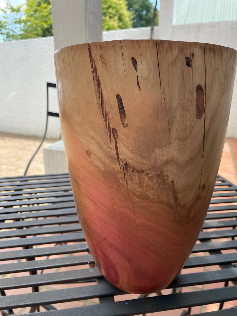 Natural Edge - Rooi Ivoor Vaas