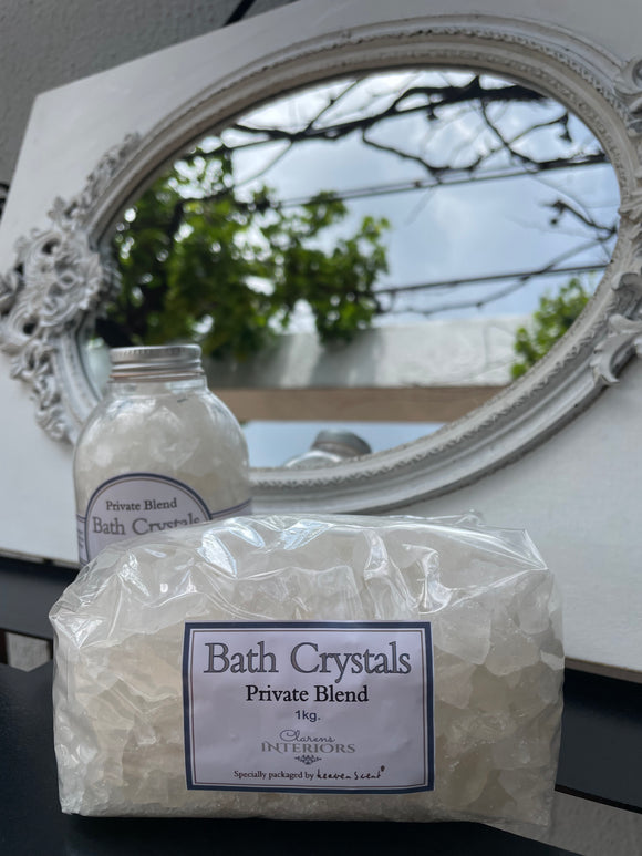 Clarens Interiors Private Blend Bath Crystals 1kg Refill