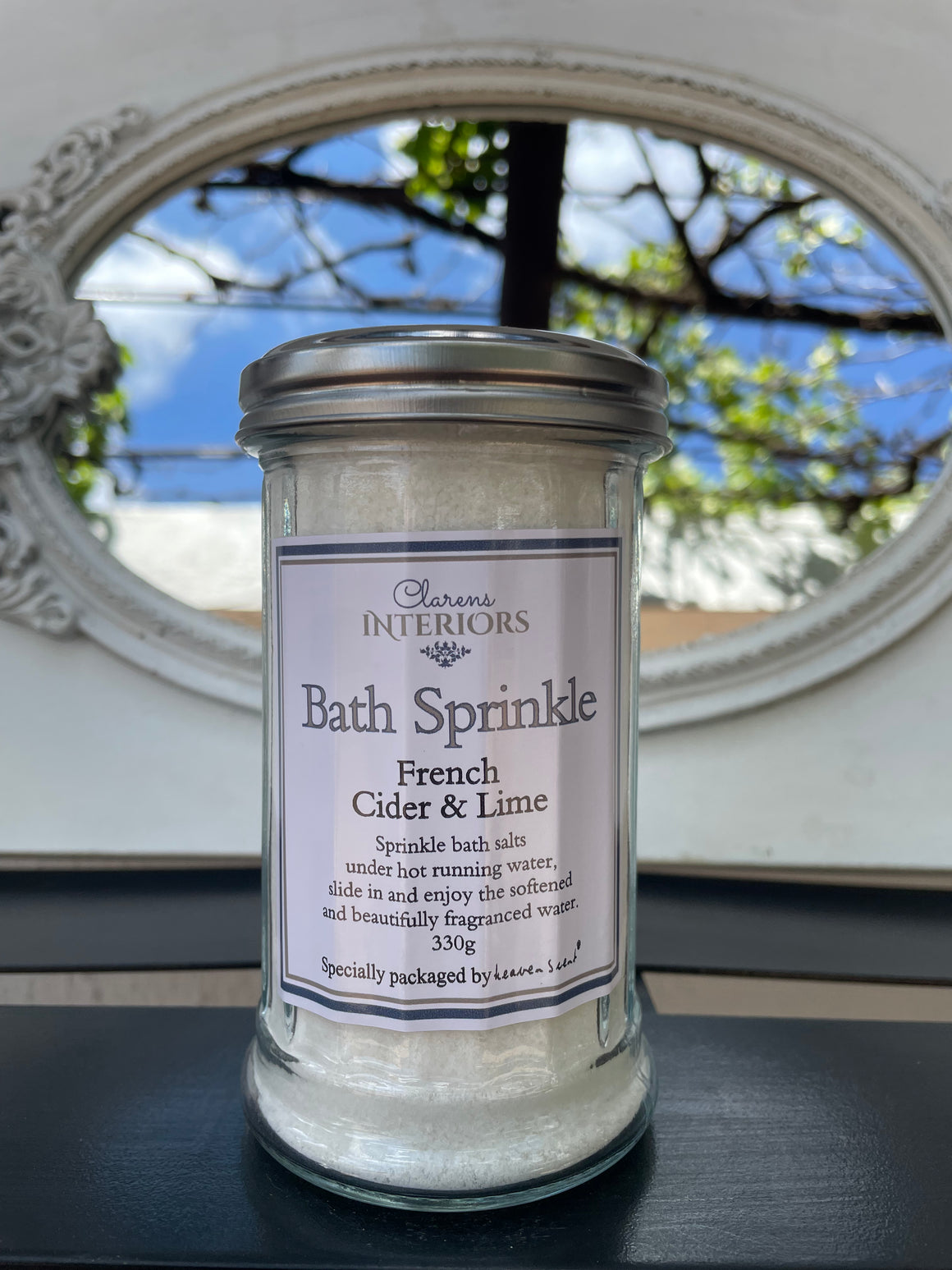 Clarens Interiors French Cider and Lime Bath Sprinkle