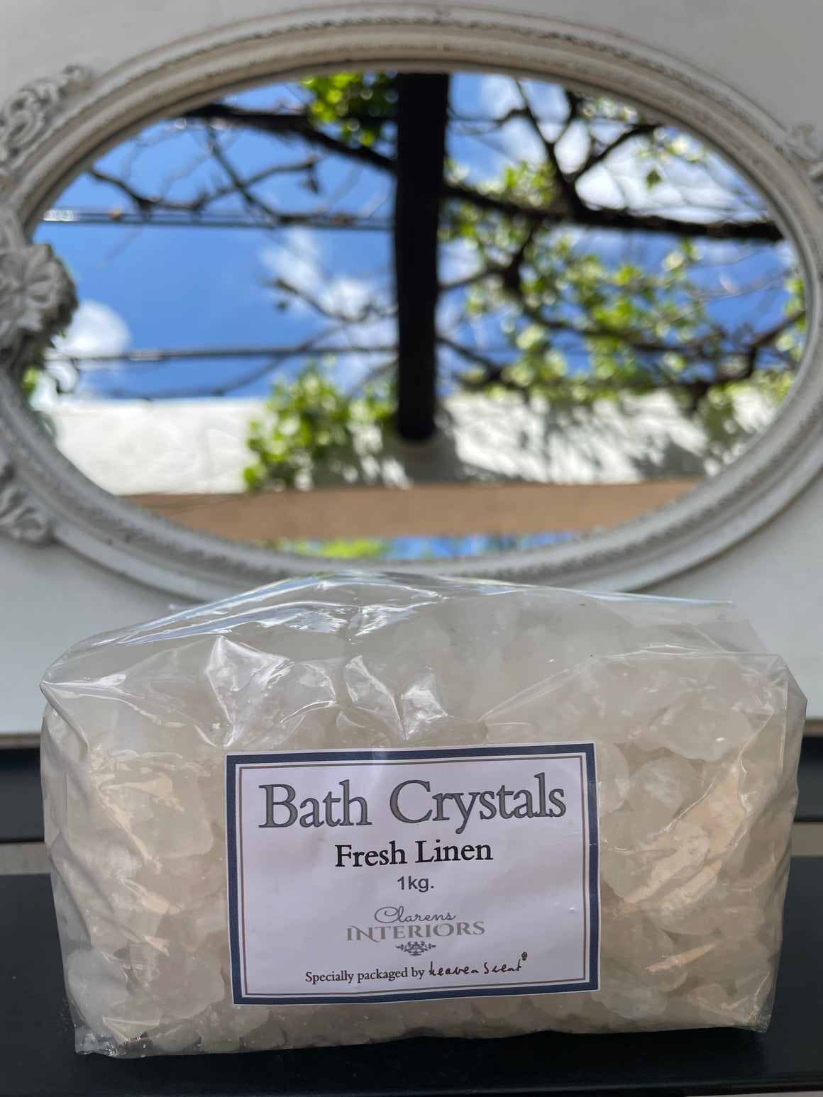 Clarens Interiors Fresh Linen Bath Crystals 1kg Refill