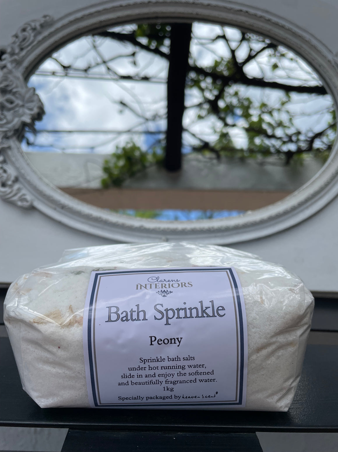 Clarens Interiors Peony Bath Salt Sprinkle - refill