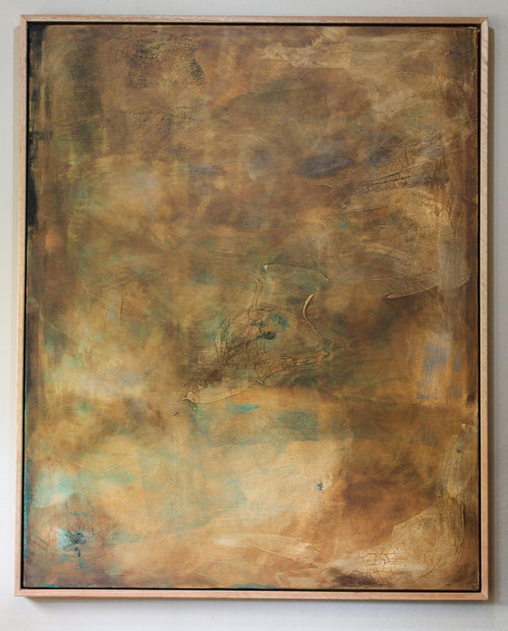 Karla van den Bergh Original Art, Grounded - Awakenings.  Authentic, original, textured South African art. Fresh, modern, abstract pieces to compliment luxury interiors. 