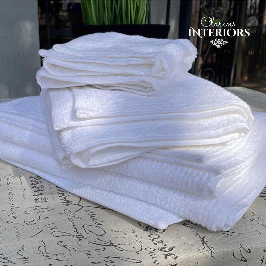 Reed White Towel Collection