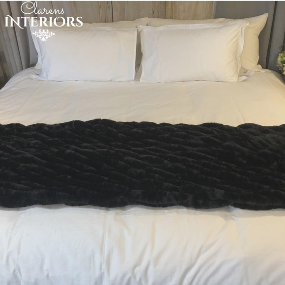Siberia Throw - Noir