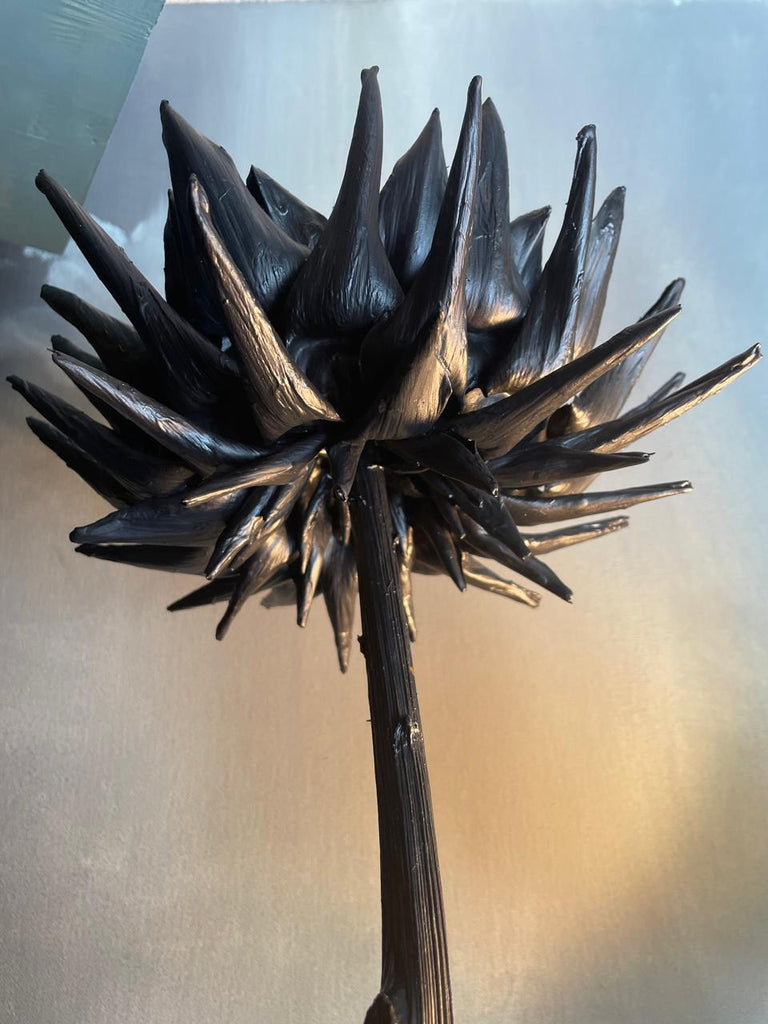 Forever Joy artichoke sculpture - Modern Black