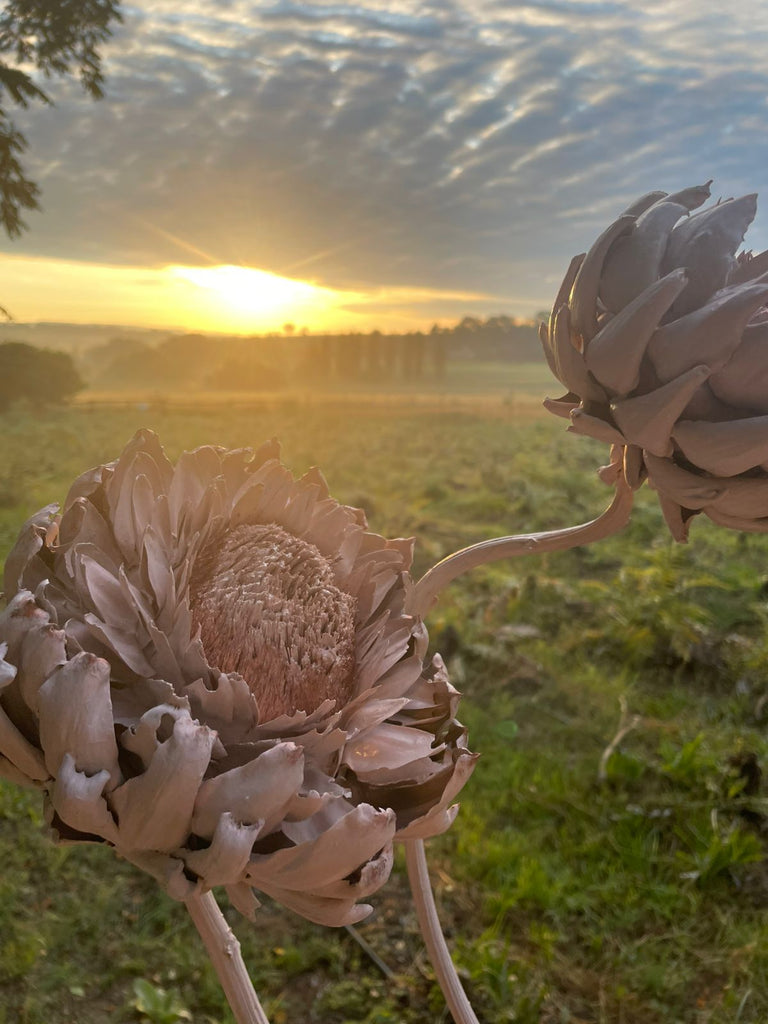 Forever Joy Sculpture in Soft Pink