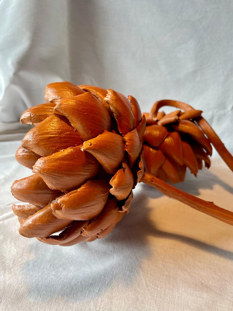 Forever Joy Artichoke Sculpture – Two stem terracotta Finish