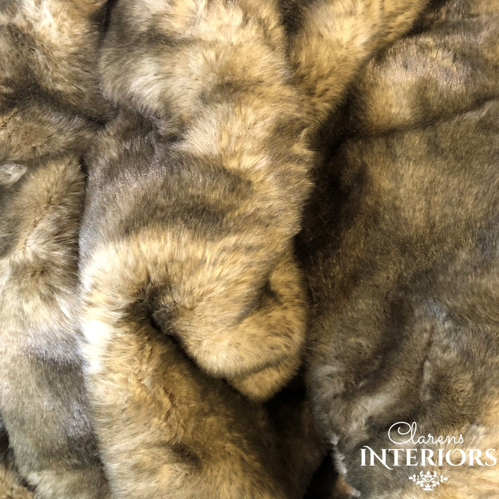 Yukon Fur Throw - Matcha