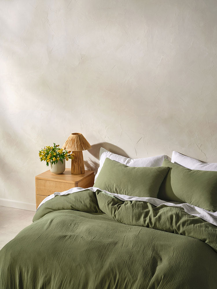 Galene Moss Duvet Cover Set