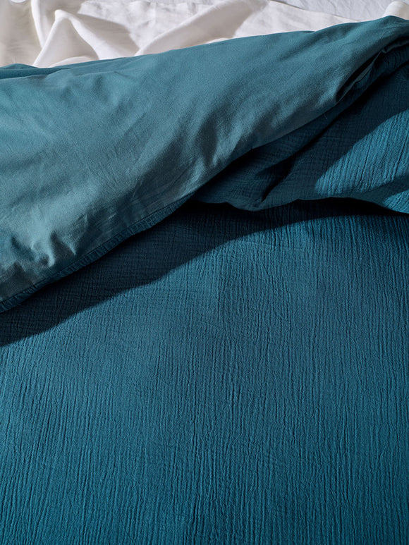 Galene Teal Duvet Cover Set