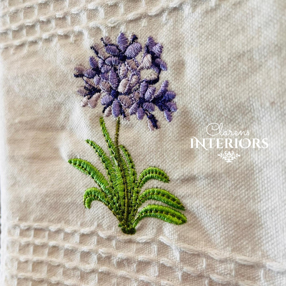 Embroidered Tea Towel