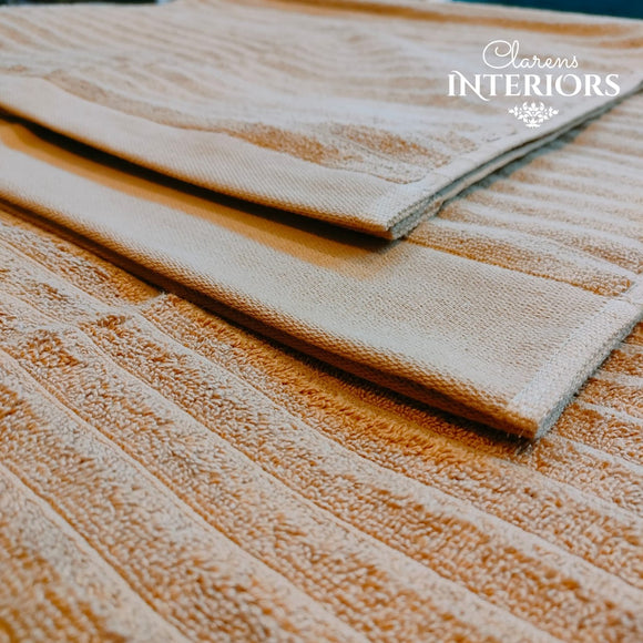 Rib Cord Bath Mat - Ochre