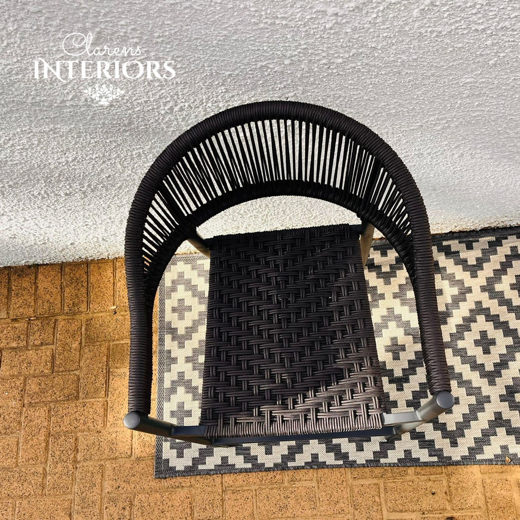 Iona Outdoor Bar Chair Slate