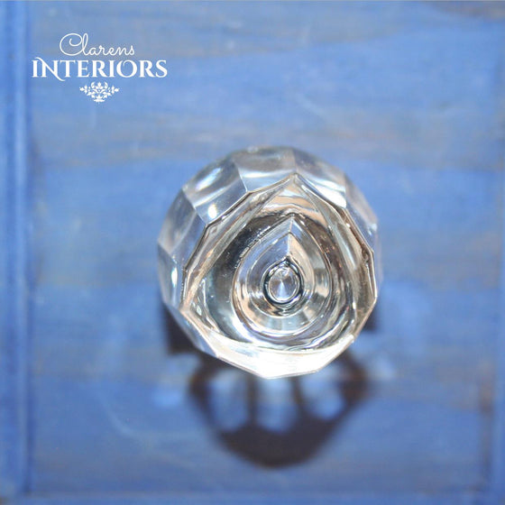 Rose 40mm crystal knob