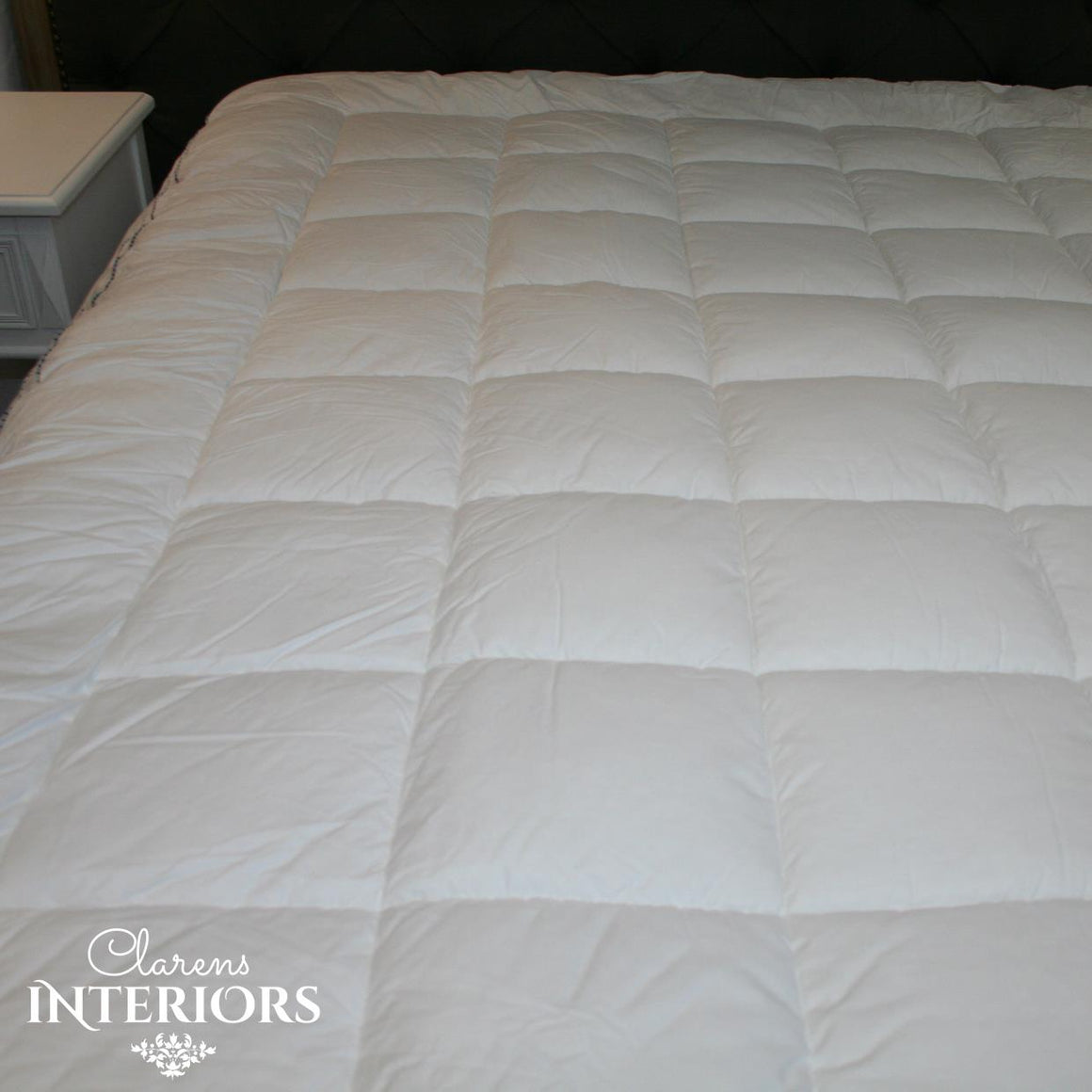 For the ultimate in comfort, the mattress topper provides a cushion of comfort and softness that supports every move. Made with a deep fitting, super stretch skirt to fit most mattress depths for a snug and secure fit. Fully machine washable.