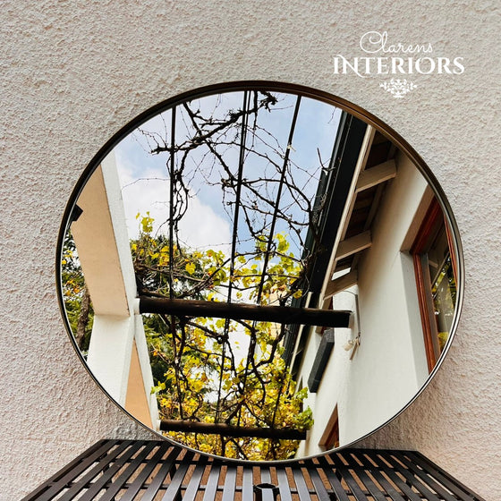 Orta Mirror Medium Antique Brass