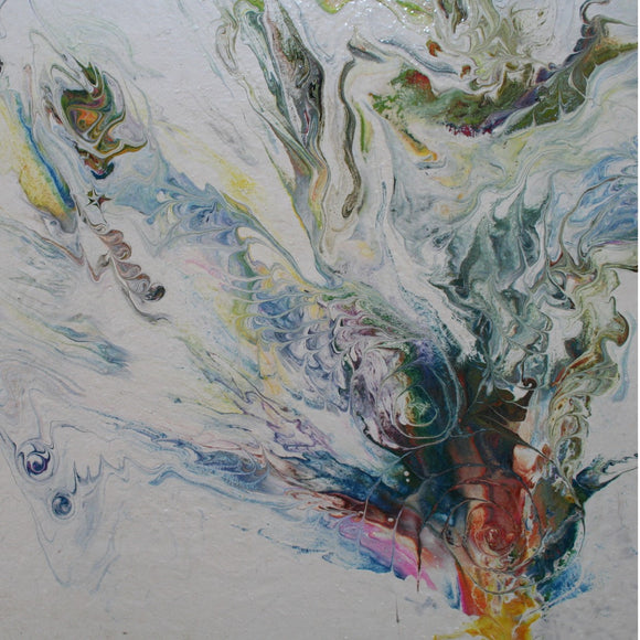 Original Art on Canvas - Peacock