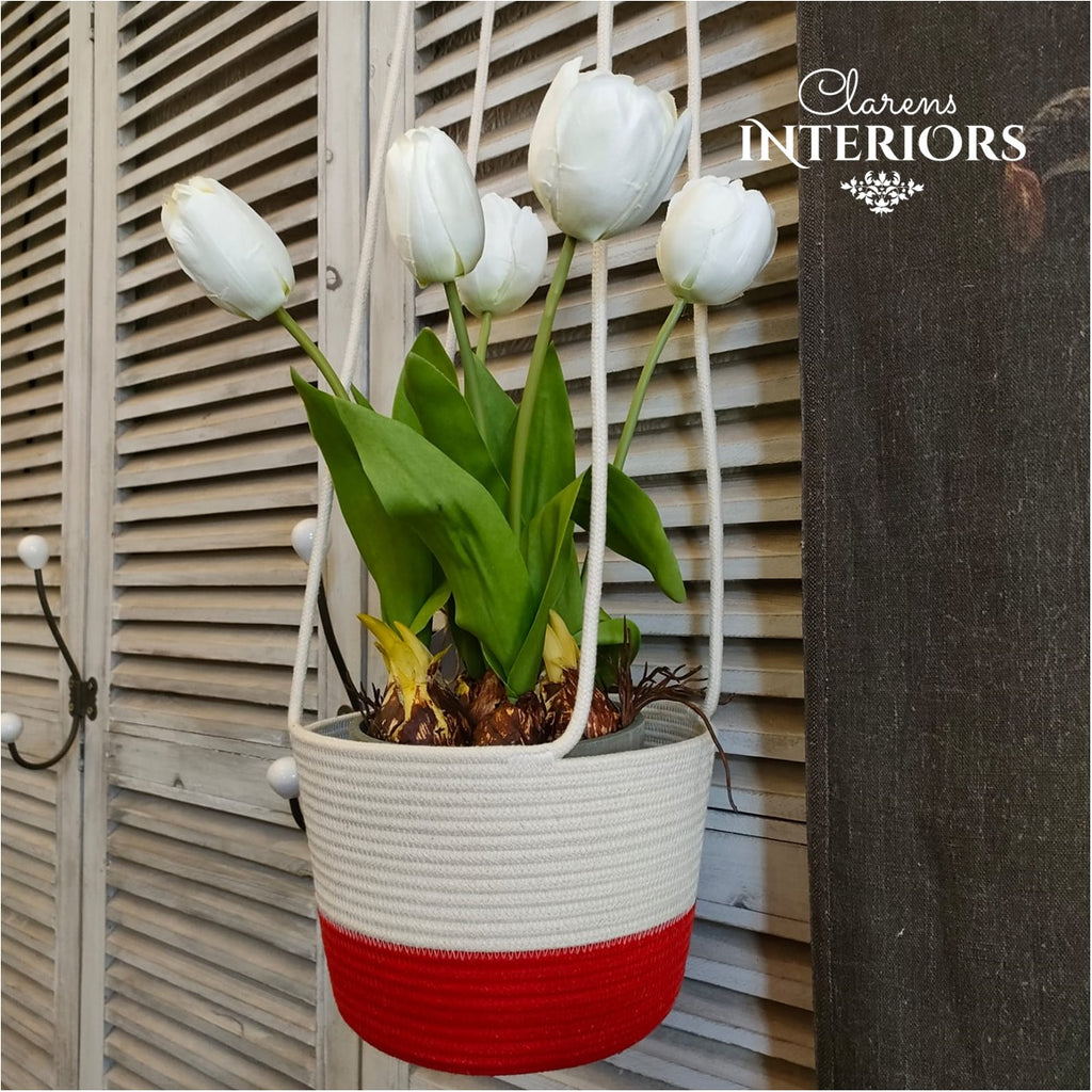 Hanging Planter- Red