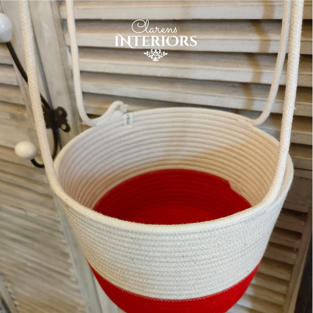 Hanging Planter- Red